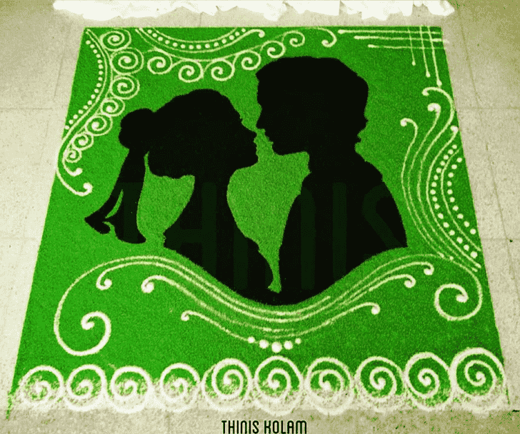 Fine Wedding Rangoli