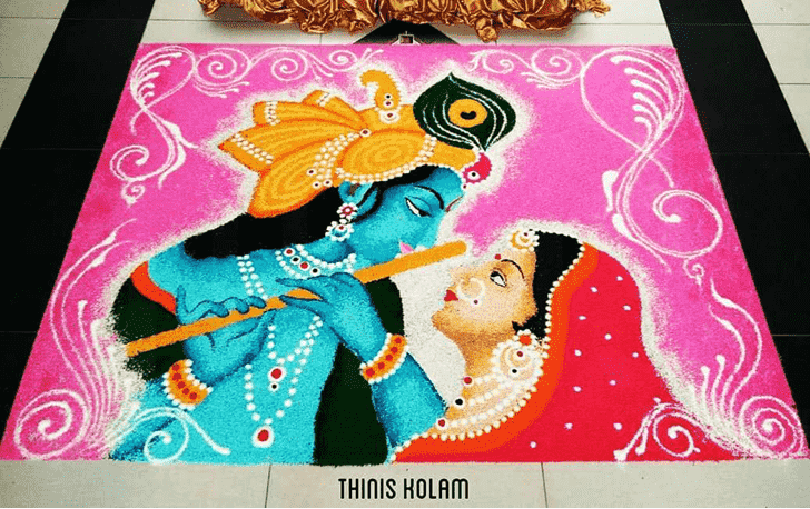 Good Looking Wedding Rangoli