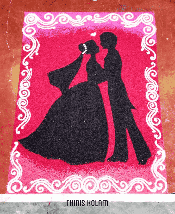 Awesome Wedding Rangoli