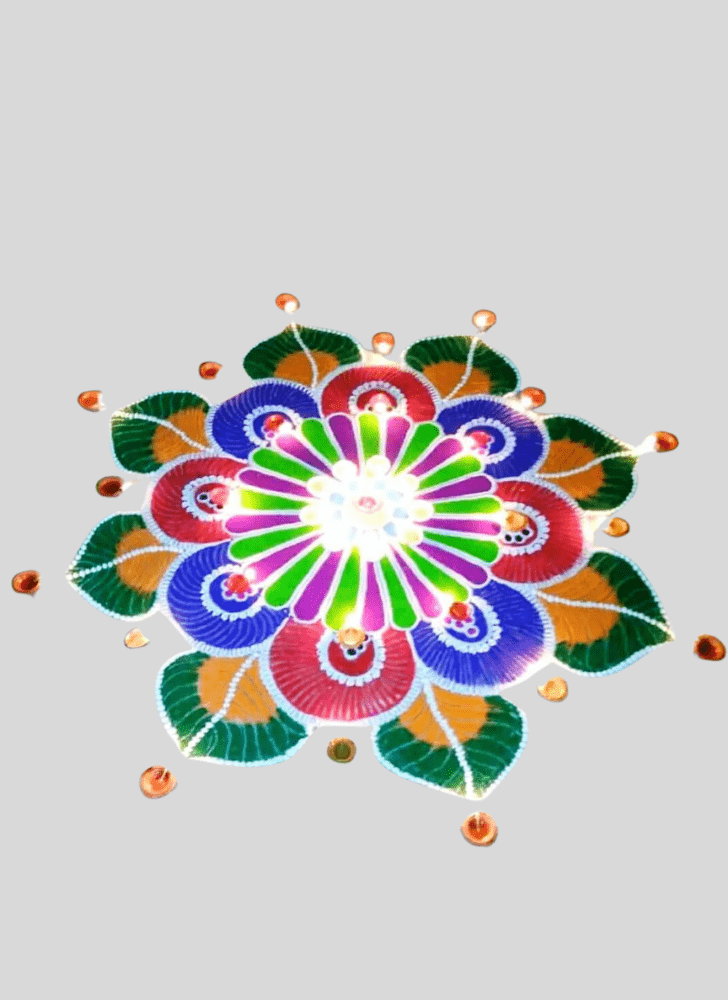 Winter Rangoli