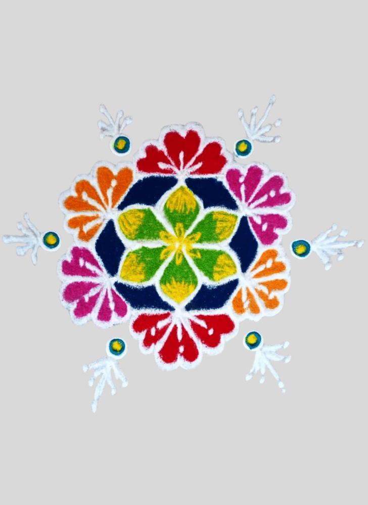 Ideal Winter Rangoli