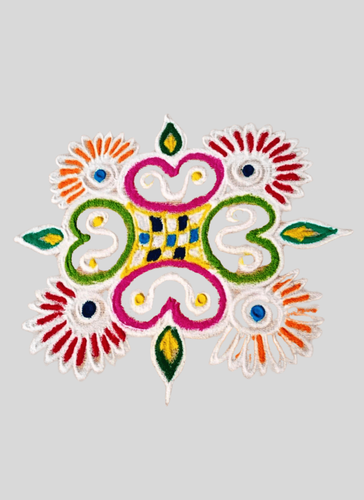 Slightly Winter Rangoli