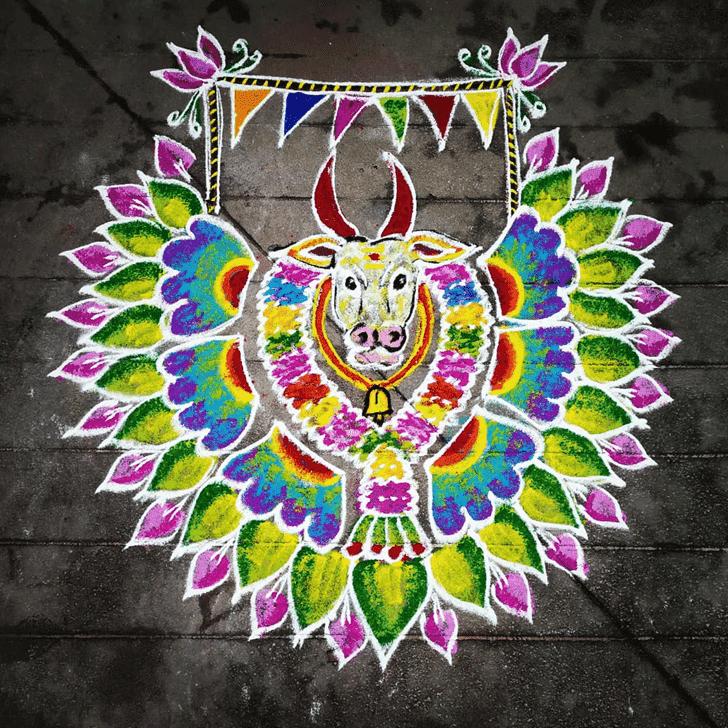 Yamuna Chhath Rangoli