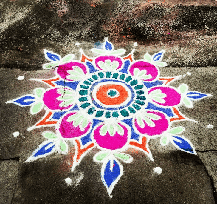 Delightful Yogini Ekadashi Rangoli