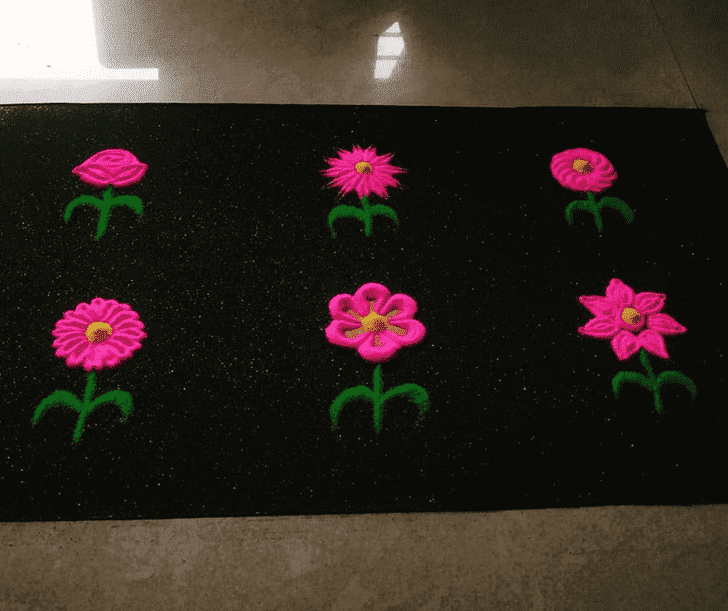 Enticing Yogini Ekadashi Rangoli