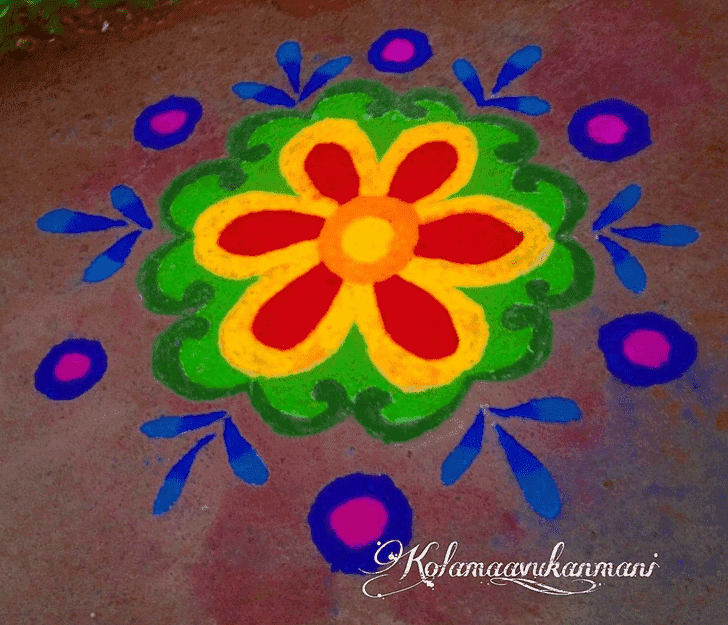 Ideal Yogini Ekadashi Rangoli