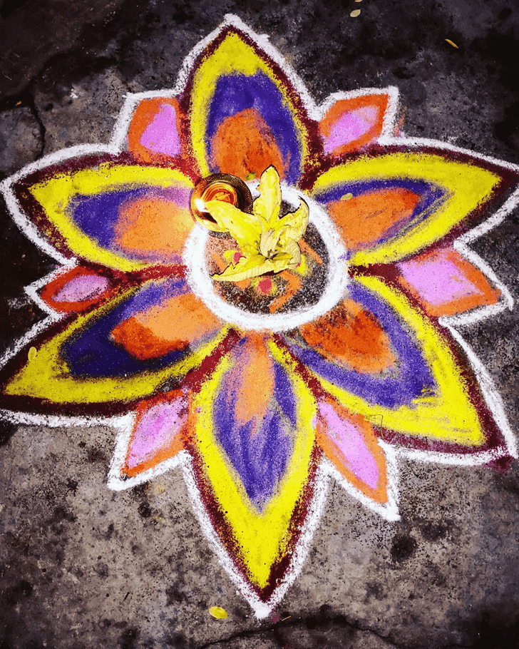 Magnetic Yogini Ekadashi Rangoli