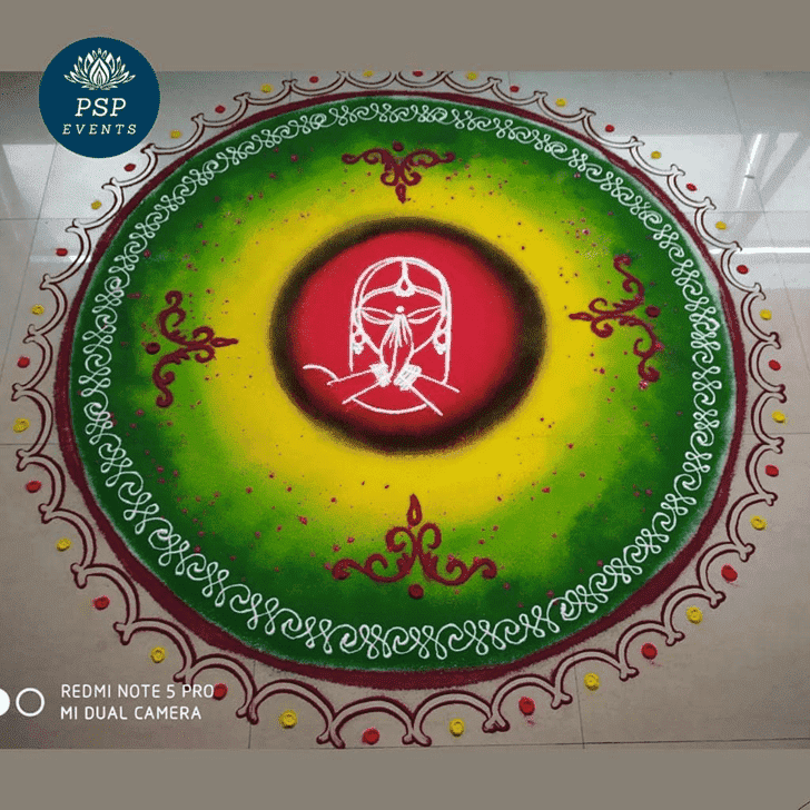 Magnificent Yogini Ekadashi Rangoli