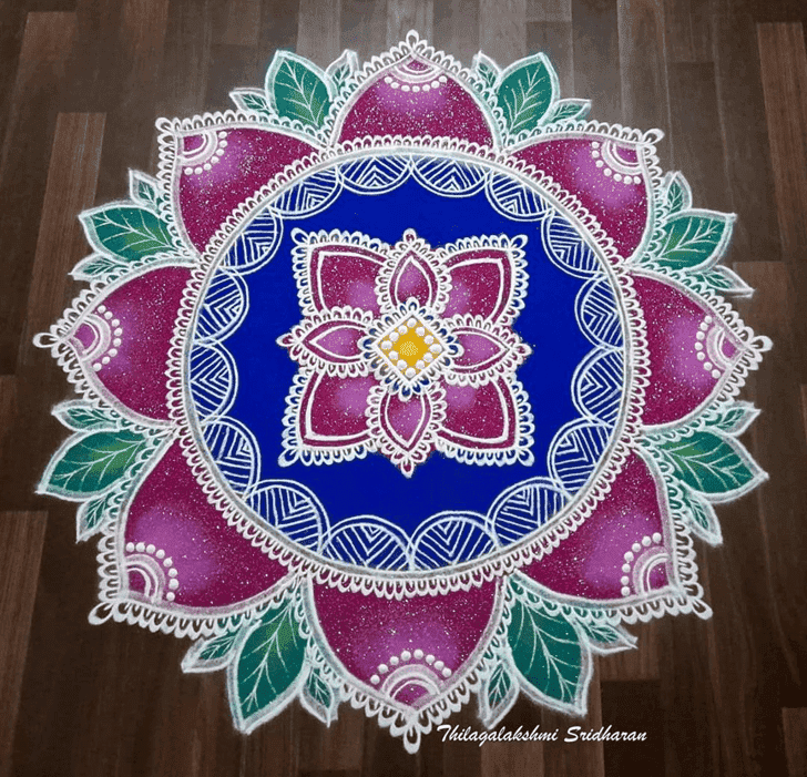 Radiant Yogini Ekadashi Rangoli