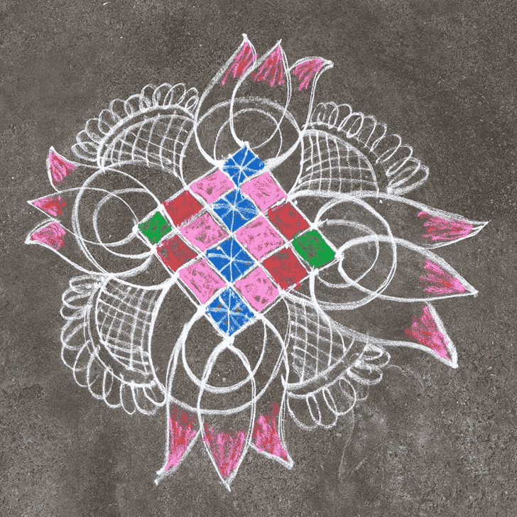 Slightly Yogini Ekadashi Rangoli