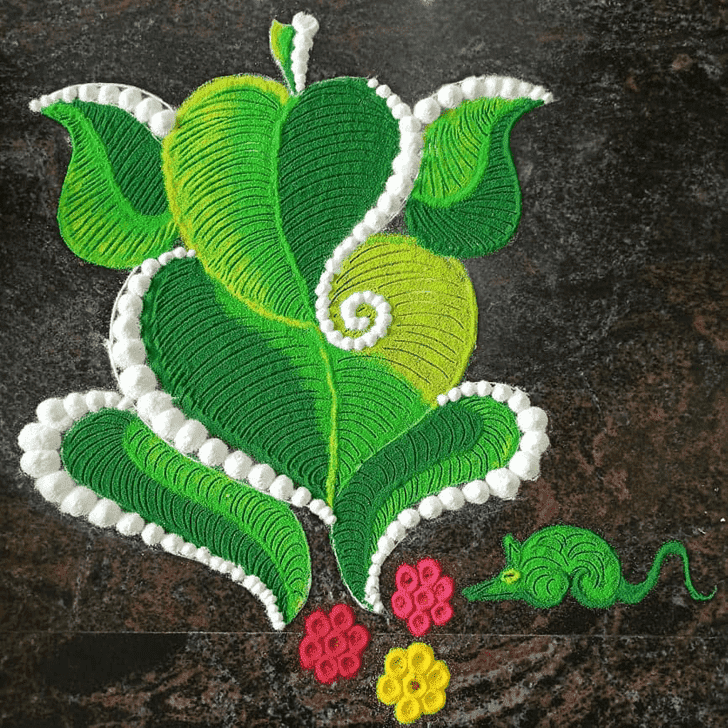 Splendid Yogini Ekadashi Rangoli