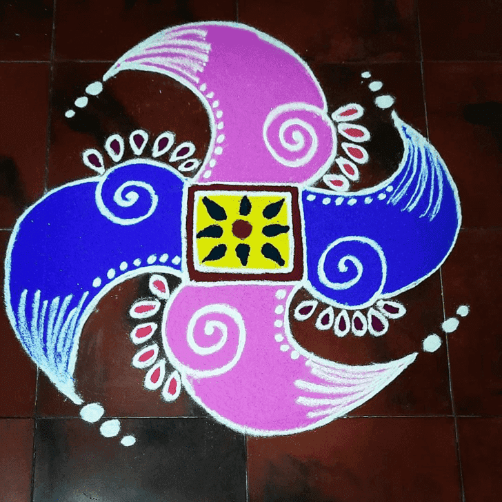 Superb Yogini Ekadashi Rangoli