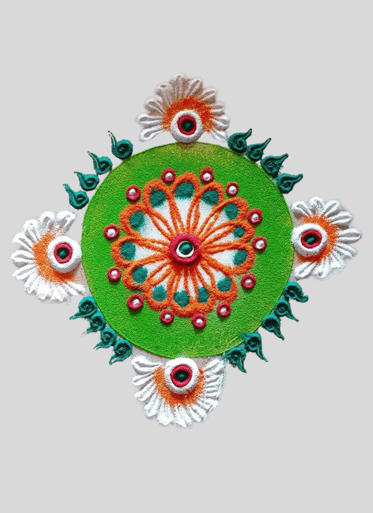 Charming Zen Rangoli