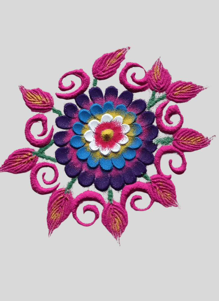 Classy Zen Rangoli