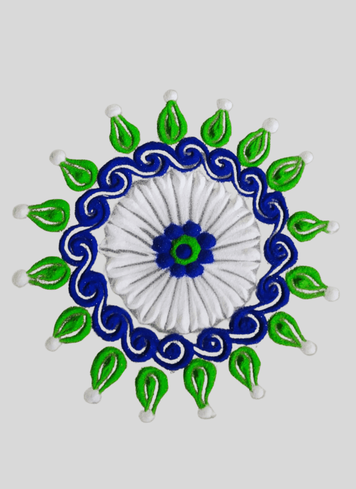 Dazzling Zen Rangoli