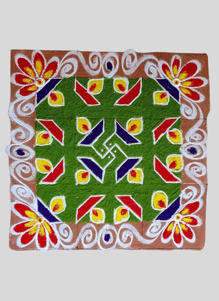 Delightful Zen Rangoli