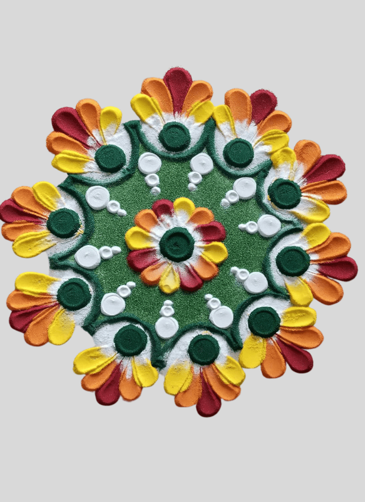 Enticing Zen Rangoli