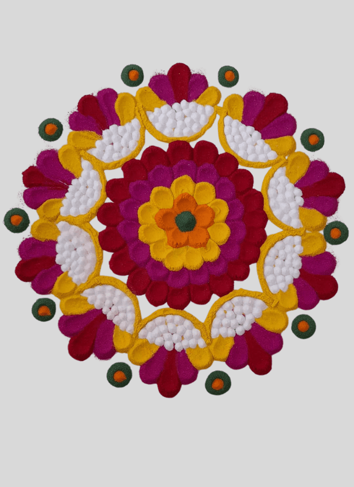 Pleasing Zen Rangoli